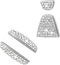Bling Car Button Cover Rhinestone Crystal Knob Button Cover Trim Ring Compatible with Honda 10th Generation Civic Sedan 2022 2021 2020 2019 2018 (...