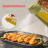 2 in 1 glass olive oil filling bottle, 2 in 1 cooking oiler, spray, kitchen press fuel injector, used for salad making, baking, frying, barbecue, ...