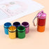 Portable Pill Case Keychain Waterproof 7 Days Pill Holder Travel Pill Container Portable Medicine Keychain Daily Airtight Pill Organizer for Outdo...