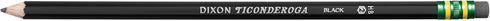Dixon Ticonderoga Wood-Cased #2 Pencils, Pre-Sharpened, Pack of 60, Black (13915) (60)...