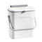 LALASTAR Small Trash Can with Lid, Kitchen Compost Bin for Countertop or Under Sink, Plastic Hanging Waste Basket for RV/Office/Bedroom/Dorm, Moun...