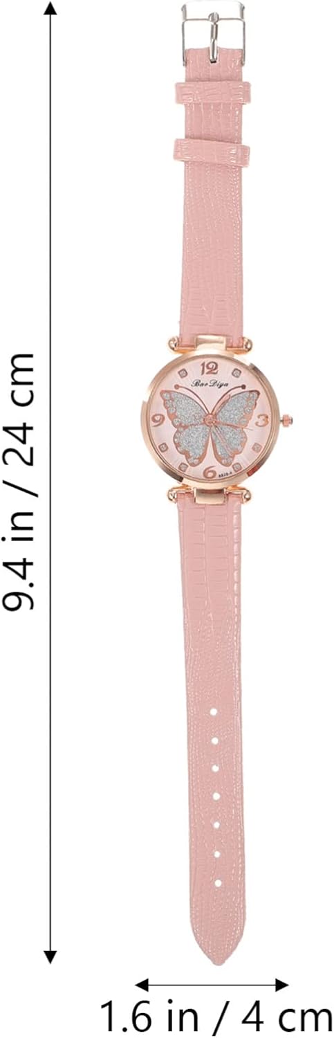 Women Wrist Watch:Analog Q-uartz Watch Butterflies Dial for Women...