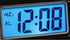 Westclox LCD Digital Bedside Alarm Clock with Blue Backlit Display and Snooze Function, Battery Operated, (Black, 3-Inch)...