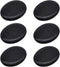 HEALLILY 6pcs Hot Massage Stones Heated Warmer Stone Black Natural Lava Rocks for Spas Massage Relaxation and More (4x3cm)...