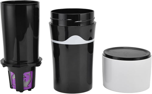 Portable Coffee Maker,K Cup Coffee Machine, Single Serve Drip Coffee Maker,360 Degree Side Leakage Prevention, Manual Drip Coffee Maker for Travel...