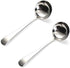 7.6'' Gravy Ladle Sauce Soup Spoon Heavy Duty 18/10 Stainless Steel for Small Dishes (2 pcs)...