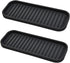 Silicone Sponge Holder Kitchen Sink Organizer Tray Dish Caddy Soap Dispenser, Scrubber Spoon Holder, Dishwashing Accessories (Black, 2 Pack)...