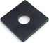 FDXGYH 2 Pcs 1.0 Inch ABS Wall Split Flange Self-Adhesive Tape Square Escutcheon Plate Cover for Water Pipe Faucet Decoration Accessories...