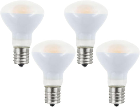 E17 R14 LED Bulb, 4W (40W Equivalent) Mini Reflector Floodlight Light Bulb, E17 Intermediate Base, Soft White 3000K, 400 Lumens, Non-Dimmable, Pac...