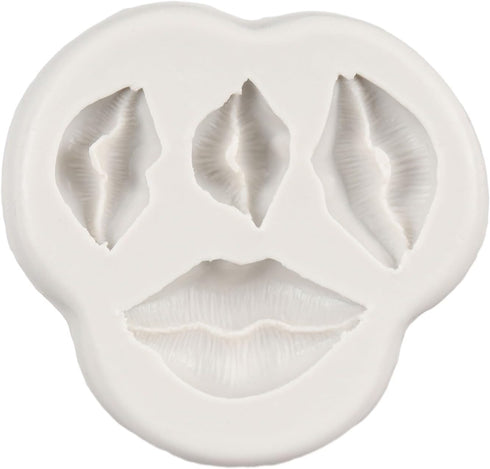Kiss Collection Fondant Candy Silicone Mold Lips Fondant Mold For Sugarcraft Cake Decoration Cupcake Topper Chocolate Polymer Clay Gum Paste...
