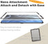 EIP Detachable Paper-feel Screen Protector for iPad air 5/4, iPad Pro 11”, Reusable Nano Tech, Easy Install & Detach, Anti-glare, Draw and Sketch ...