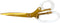 Acrylic & Stainless Steel 9" Scissors?Stylish and Functional Scissors for Office and Home Use-Gold...