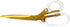 Acrylic & Stainless Steel 9" Scissors?Stylish and Functional Scissors for Office and Home Use-Gold...