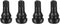TR412 Rubber Snap-in Tire Valve Stem for Tubeless 0.453 Inch 11.5mm Rim Holes on Standard Vehicle Tires (Set of 4)...