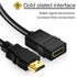 Cmple - HDMI Extension Cable 3 ft Male to Female HDMI Adapter Cord 4K@60Hz 2150p 1080p 3D Audio/Video Extender Compatible with Laptop, Gaming PC, ...