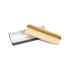Full Circle Crumb Runner, Counter Sweep and Squeegee, Compact Brush for Sink & Kitchen Countertops, White...