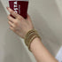 Gold Beaded Bracelets for Women 14K Gold Plated Stackable Bracelet Gold Bracelet Stack Delicate Stackable Gold Bracelets for Women...