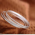 Kuyiuif Classic 10pcs Lots Wholesale 925 Silver Winsome Bracelet Cuff Bangle...