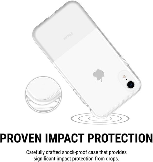 Incipio NGP Translucent Case for iPhone iPhone XR (6.1") with Flexible Shock-Absorbing Drop-Protection - Clear...