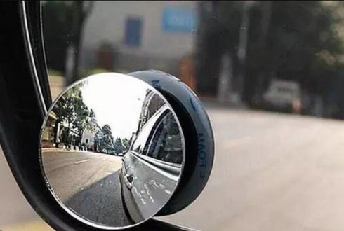 blind spot mirror, 2 pieces of 2 inch convex round rear view mirrors with 180 degrees adjustable angle and 360 degrees rotation, providing you wit...