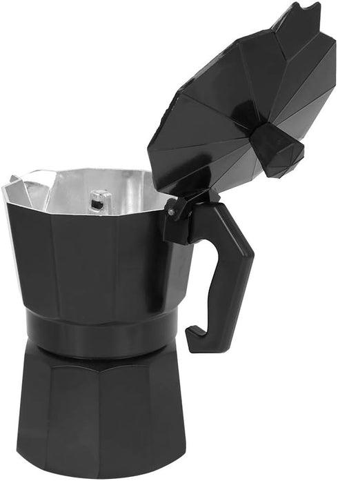 Oumefar 6 Cup Coffee Maker, Italian Coffee Maker, Coffee Maker, Coffee Maker Tool, Quick Pot for Home Office (Black)...