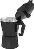 Oumefar 6 Cup Coffee Maker, Italian Coffee Maker, Coffee Maker, Coffee Maker Tool, Quick Pot for Home Office (Black)...