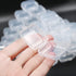 lyfLux 50 Packs Small Clear Plastic Storage Containers, Mixed Empty Mini, Case with Lids for Small Items and Other Craft Projects (1.37 x 1.37 x 0...