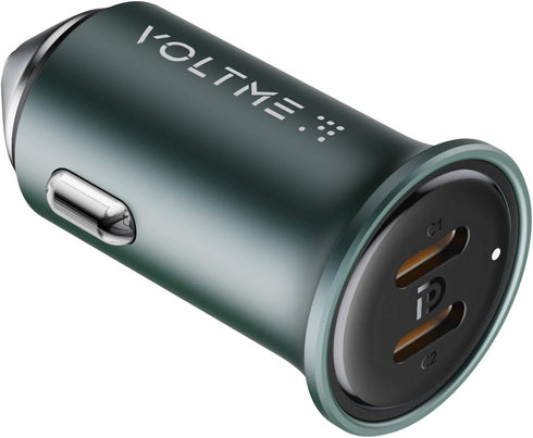 VOLTME Car Charger, 30W USB C Car Charger, PD 3.0 Car Charger Adapter Fast Charging for iPhone14/13/12/11 Pro Max Mini X Samsung Galaxy S23/22/21 ...