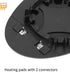 X AUTOHAUX Mirror Glass Heated with Backing Plate Driver Side Left Side Rear View Mirror Glass for BMW for Mini Cooper 2007-2015...