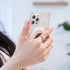 Sinjimoru Magnetic Cell Phone Ring, 360 Degree Rotation Phone Finger Grip for Magnetic Ring Holder Compatible with iPhone 15 14 13 12 Series. M-Ri...