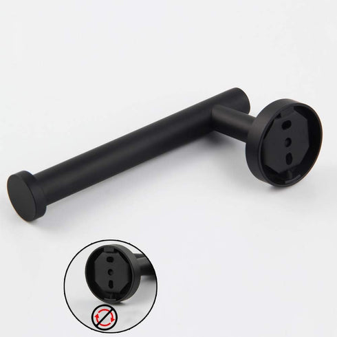 GERZ Bathroom Toilet Paper Holder SUS 304 Stainless Steel Matte Black Tissue Paper Roll Holder Wall Mount...