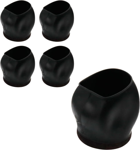 Antrader Office Chair Wheel Stopper, 5PCS Office Chair Wheel Stopper Furniture Caster Cups Furniture Coasters Felt Caster Cups for Hardwood Floors...