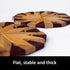 Natural Wood Trivets for Hot Dishes, Table and Kitchen Counter Set of 2 – Made in Ukraine Sturdy and Durable 7-inch Wooden Kitchen Hot Pads. Festi...