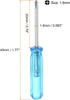 uxcell Mini Phillips Screwdriver, 1.6mm Cross Head 45mm Length for Small Appliances Repair, 10 Pcs...