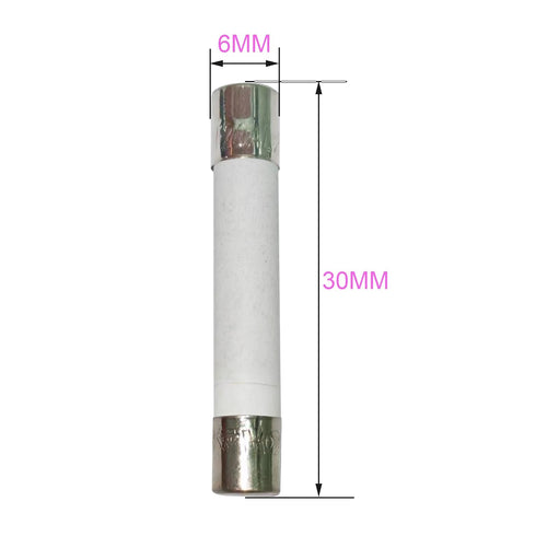 20 Amp Microwave Fuse XFFCSEC 20a Ceramic Fuse 20a Fuse 250V Slow-Blow Compatible and Universal Replacement for WB27X10388 and Other Countertop Mi...