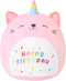 SQEQE Cat Plush Toy Unicorn Cat Stuffed Animal Cute Birthday Cat Plushies Pillow Soft Plushie Doll Gifts for Kid Decor(Pink Caticorn, 10 Inch)...