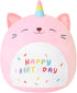 SQEQE Cat Plush Toy Unicorn Cat Stuffed Animal Cute Birthday Cat Plushies Pillow Soft Plushie Doll Gifts for Kid Decor(Pink Caticorn, 10 Inch)...