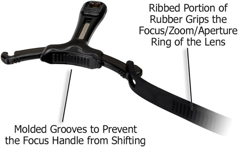 Fotodiox Follow Focus Handles, Kit of 3 - Black, Red, Clear...