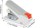 M&G Effortless Desktop Stapler, 50 Sheet Capacity, One Touch Stapling, Easy to Load Ergonomic Stapler, Heavy Duty Staplers includes 1000 Staples a...