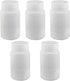 Bettomshin 5Pcs 250ml PE Plastic(Food Grade) Bottles, Wide Mouth Lab Reagent Bottle Liquid/Solid Sample Seal Sample Storage Container with Graduat...