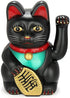 Monkey King Feng Shui Lucky Cats Lucky Beckoning Waving Wealth Cat Maneki Neko 6" Tall Black,Gold,mk9904...