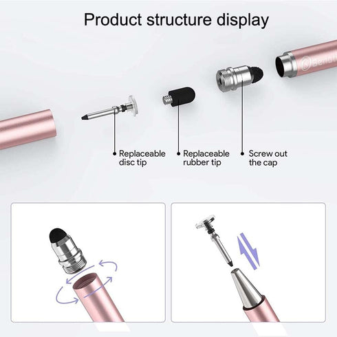 Capacitive Stylus Pens for Touch Screens-2 in 1 Stylists Pens?Universal Touch Screens Stylus Pen for iPad iPhone Tablets Samsung Galaxy All Univer...
