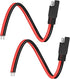 ELECTOP SAE Connector Extension Cable, SAE Quick Connector Disconnect Plug SAE Power Automotive Extension Cable Solar Panel Cable Wire(2 Pack)...