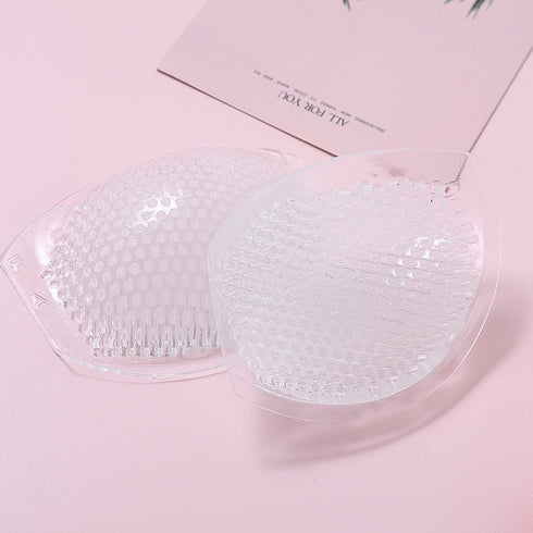 Lady Women Reusable Silicone Bra Swimwear Push up Booster Pads Inserts Waterproof Breathable Silicone Gel Breast Enhancers for Swimsuits Bikini Cl...