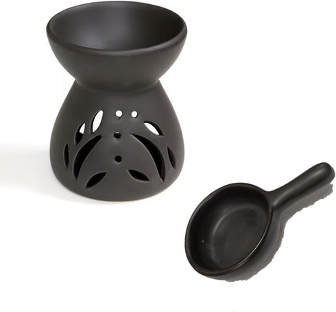 Essential Oil Burner, Wax Burner Ceramic Oil Burners, Ceramic Tea Light Burner, Aromatherapy Oil Burner for Home Bedroom Decor Christmas Housewarm...