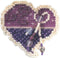 Treasured Heart Beaded Counted Cross Stitch Ornament Kit Mill Hill 2006 Spring Bouquet MH18-6104...