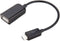 Micro USB to USB Female Adapter Cable for Power Charing and OTG Device...