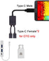 chenyang USB C OTG Cable,USB Type C 1 Male to 2 Female Dual Ports Hub Cable for Laptop PC & Mouse & Flash Disk...