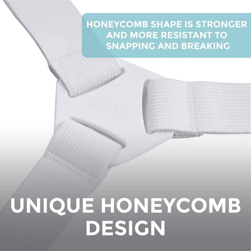 HOME GENIE Stay in Place Heavy Duty Adjustable Fitted Bed Sheet Straps, Easy Install, No Mattress Flipping, Wrinkle Free Bedding Sheets Fasteners,...