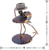 Singing Frog Collectible Handmade Metal Art Figurine, Desk Accessories, Trophy, Boss Gift, Home Office Décor...